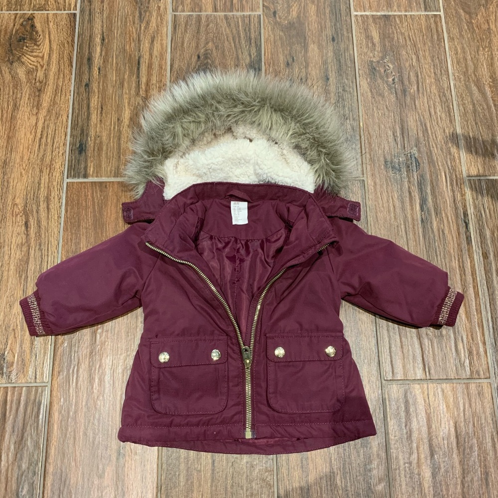 H&M infant Girl’s winter coat.